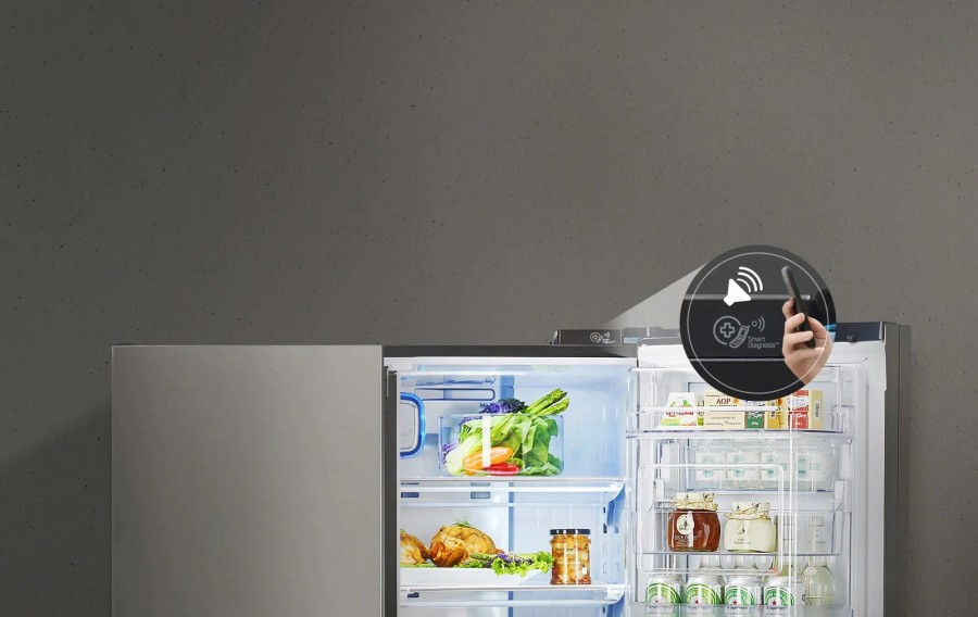 LG GC-B257JQYL Kulkas Side by Side Terbaru Net 643L / Gross 688L