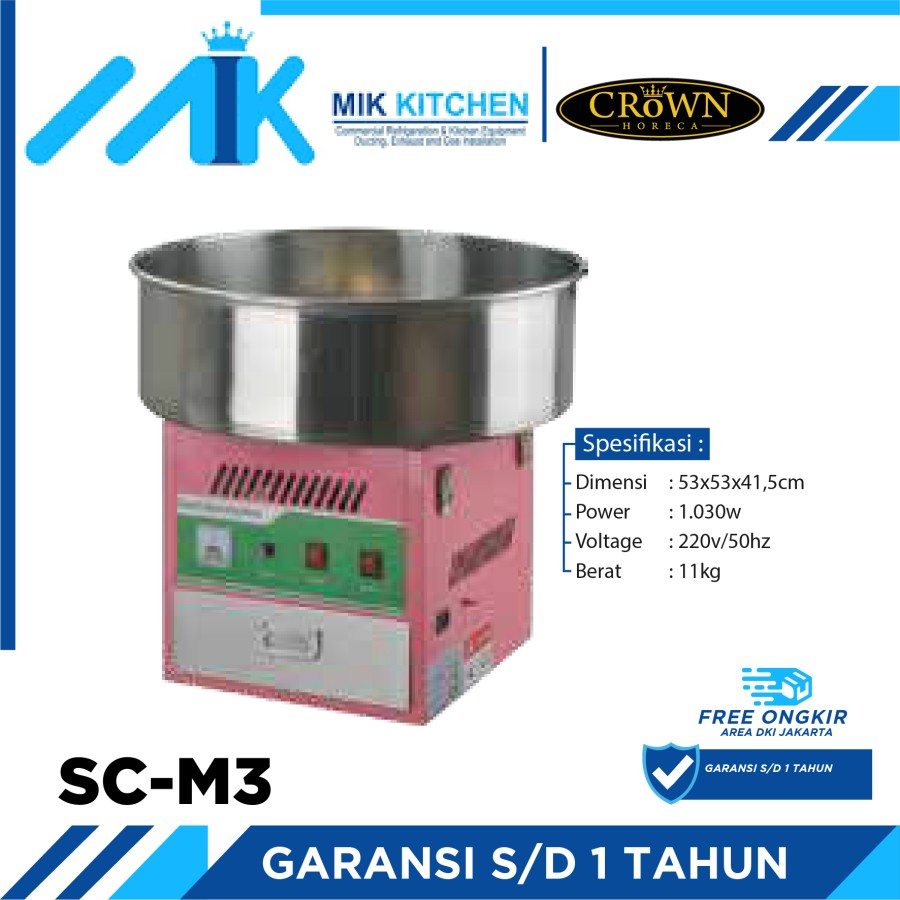 CROWN Electric Candy Floss Machine SC-M3 / SC M3 / SCM3
