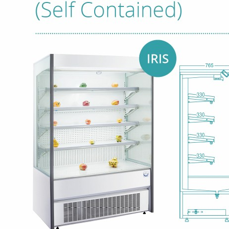 GEA Multideck Opened Chiller IRIS-100 / IRIS 100 / IRIS100
