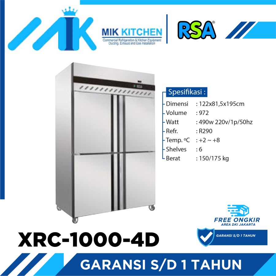 RSA Upright Chiller XRC-1000-4D / XRC 1000 4D / XRC10004D