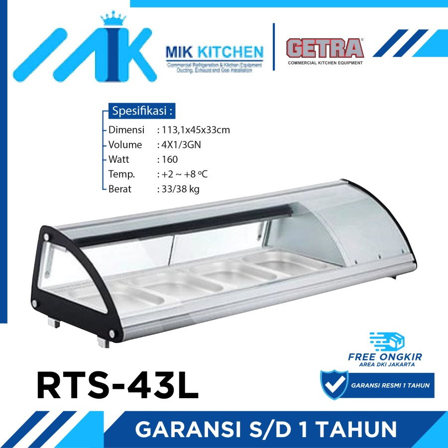 GEA SUSHI SHOWCASE RTS-43L / RTS 43L / RTS43L