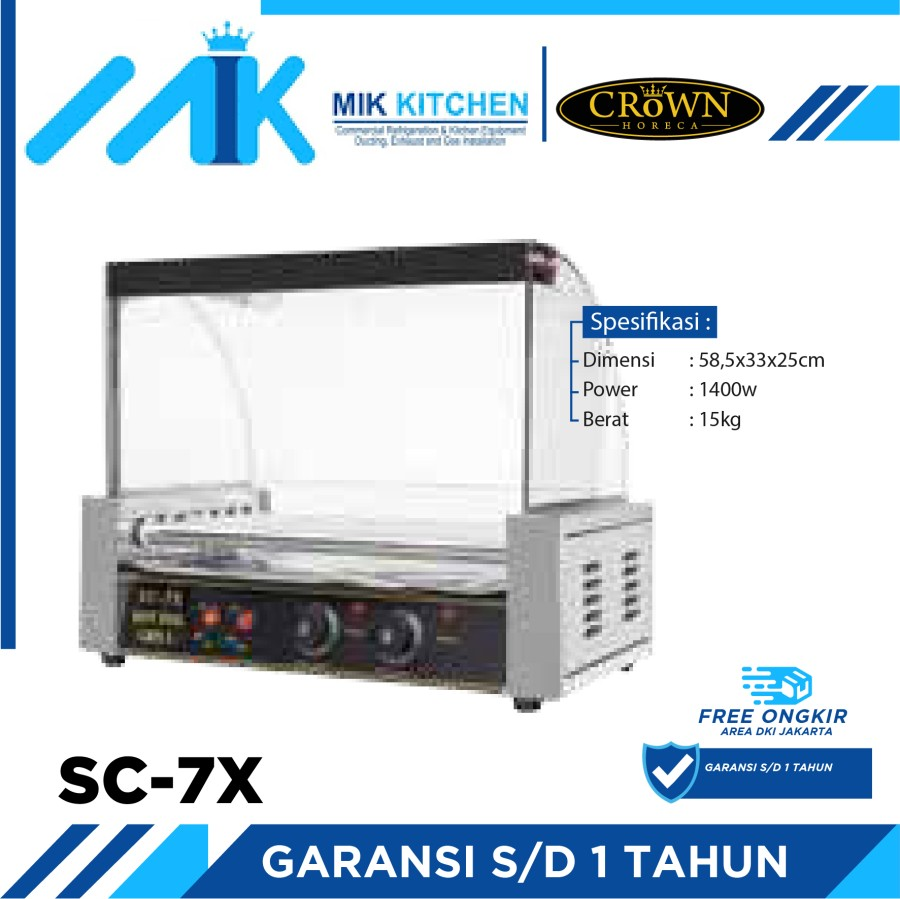 CROWN Hotdog Roller SC-7X / SC 7X / SC7X