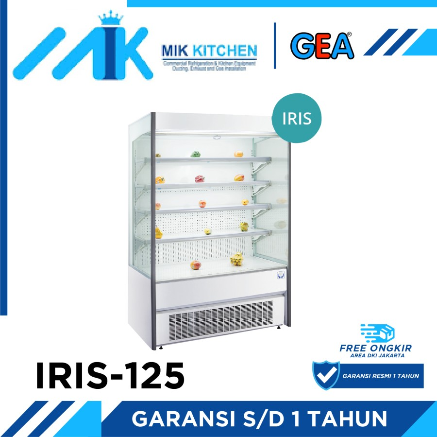 GEA multi deck open chiller iris 125 / iris125
