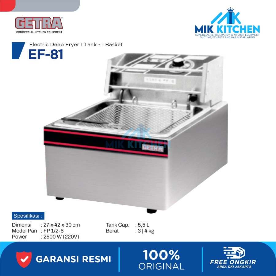 GETRA Electric Deep Fryer EF-81 / EF 81 / EF81