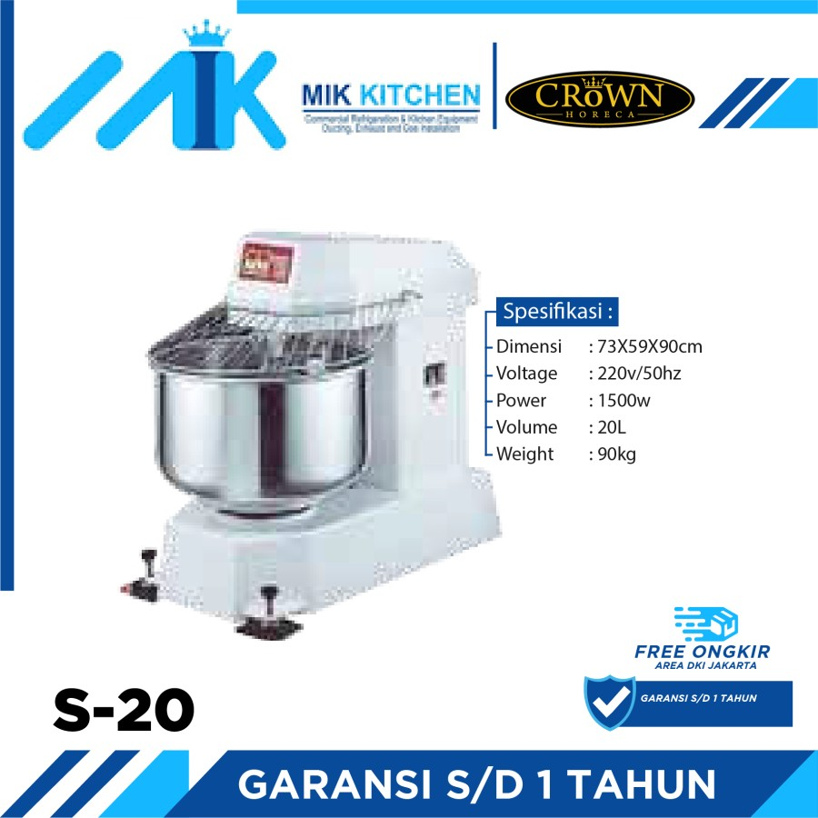 CROWN Spiral Mixer S-20 / S 20 / S20