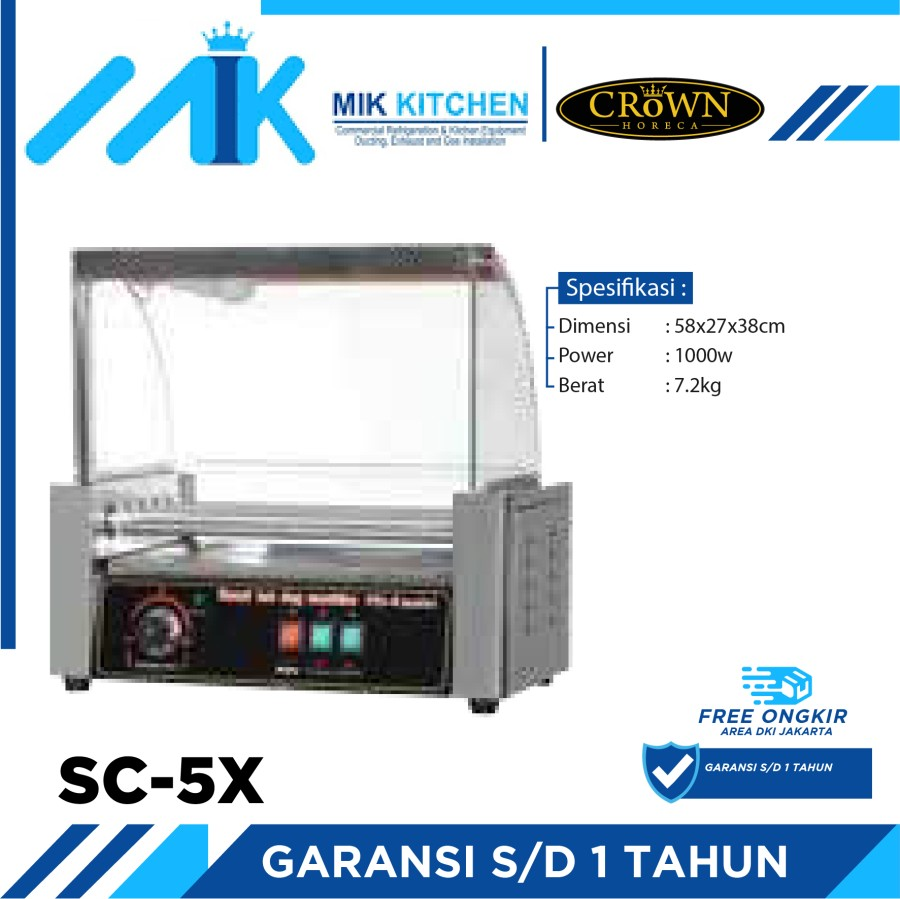 CROWN Hotdog Roller SC-5X / SC 5X / SC5X