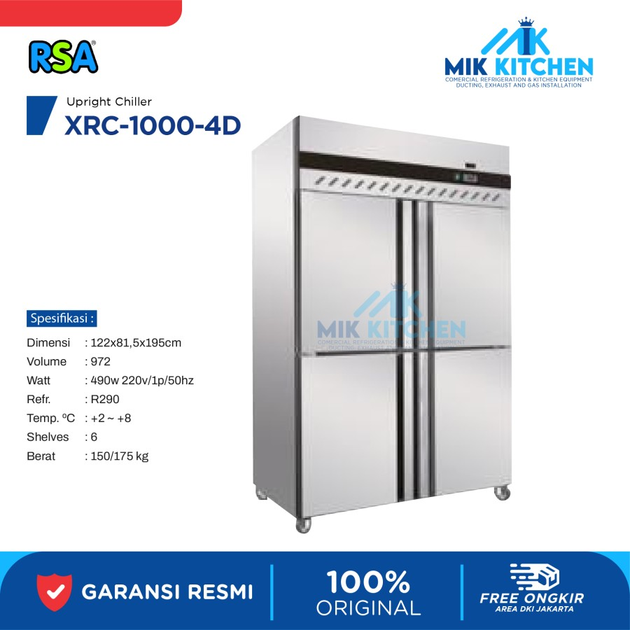 RSA Upright Chiller XRC-1000-4D / XRC 1000 4D / XRC10004D