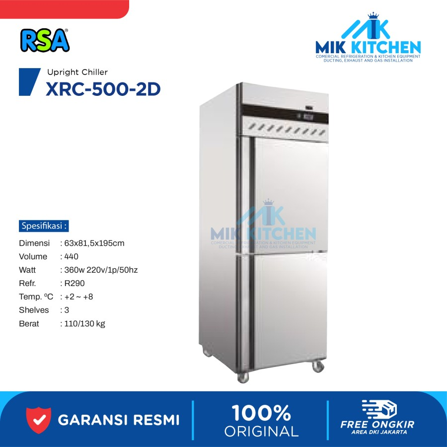 RSA S/s Upright Chiller XRC-500-2D / XRC 500 2D / XRC5002D
