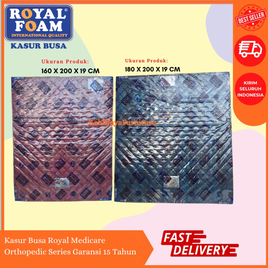 Kasur Busa Royal Medicare 90x200 Orthopedic Support Garansi 15 th