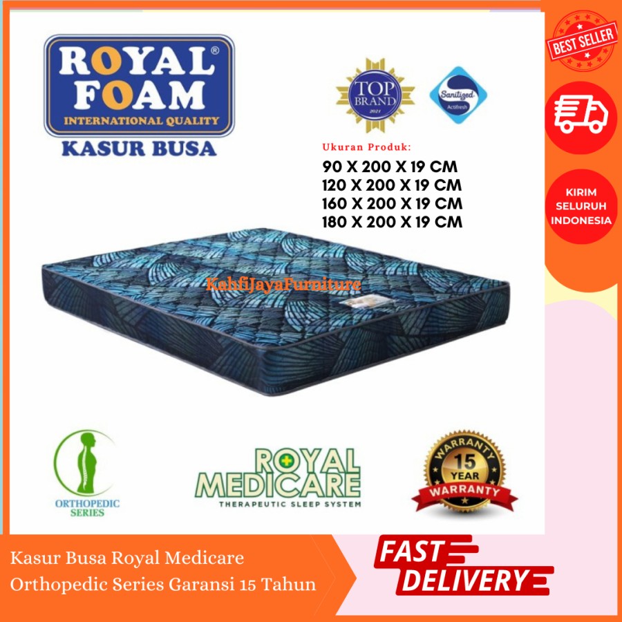 Kasur Busa Royal Medicare 90x200 Orthopedic Support Garansi 15 th