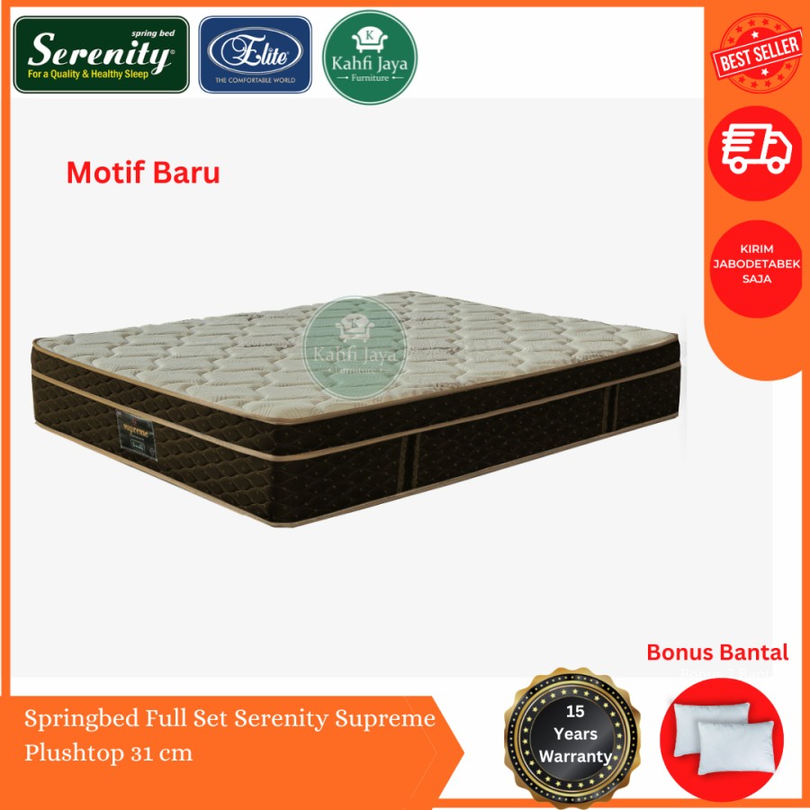 Springbed Elite Serenity Supreme 180 x 200 cm Full Set