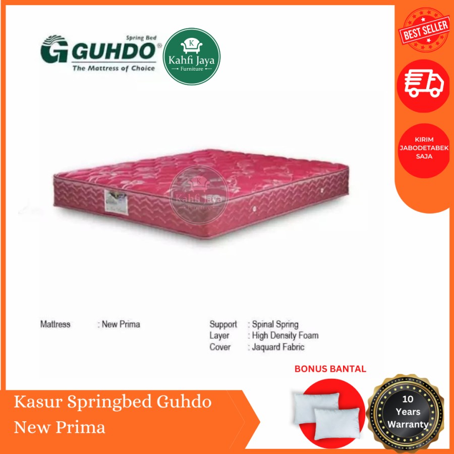 Springbed Guhdo New Prima 120x200 Kasur Saja