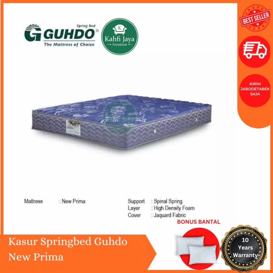 Springbed Guhdo New Prima 120x200 Kasur Saja