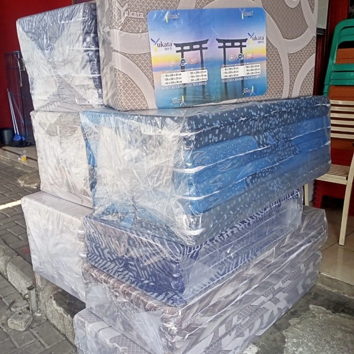 Kasur Busa Lipat Inoac Yukata Garansi 160 x 200 x 10 cm Kain Knitting