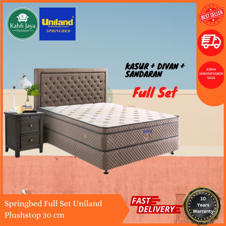 Springbed Set 120x200 Plush Top Uniland Paradise