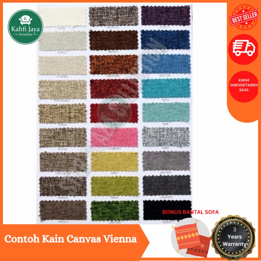 Sofa L Minimalis Retro Kualitas Premium Sofa Tamu Vienna Mid Grey