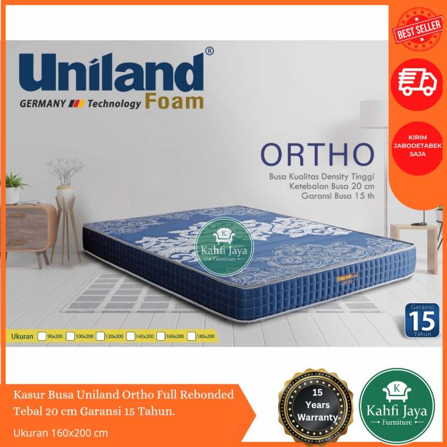[READY STOCK] Kasur Busa Uniland Ortho Full Rebonded 160x200x20 cm