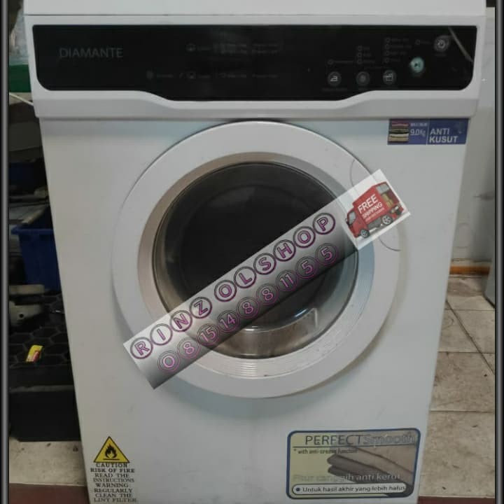 DRYER LAUNDRY GAS DIAMANTE CYGNUS 1050B MESIN PENGERING 10.5 KG