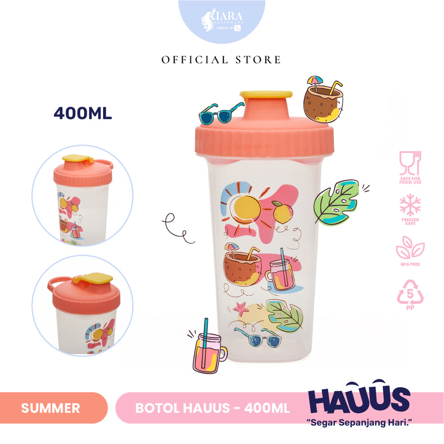 CJP Kiara Botol Hauus Tempat Minum Anak Karakter 400ml & 600ml