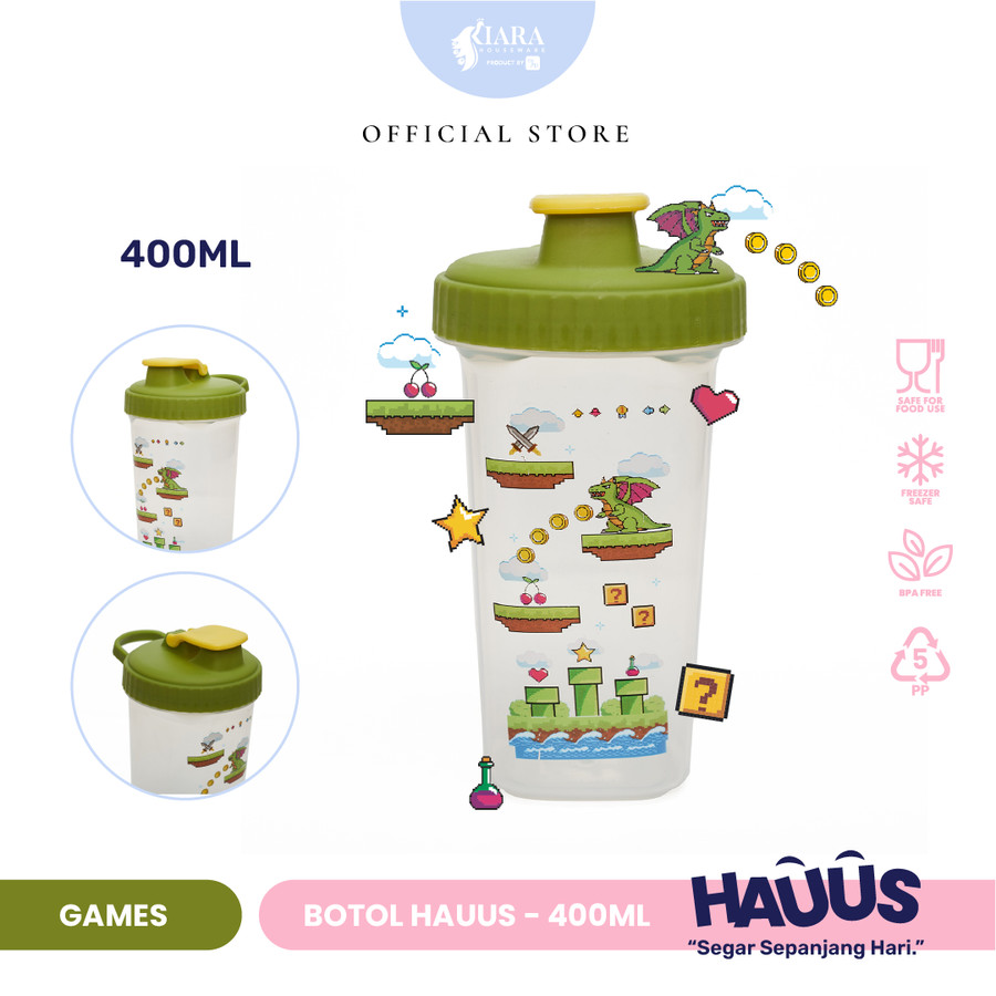 CJP Kiara Botol Hauus Tempat Minum Anak Karakter 400ml & 600ml