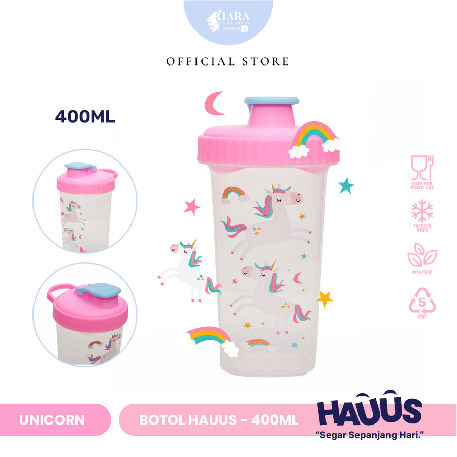 CJP Kiara Botol Hauus Tempat Minum Anak Karakter 400ml & 600ml