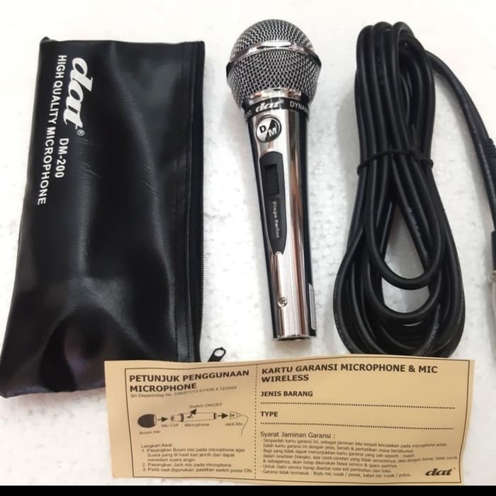 MICROPHONE / MIC KABEL DAT DM - 200