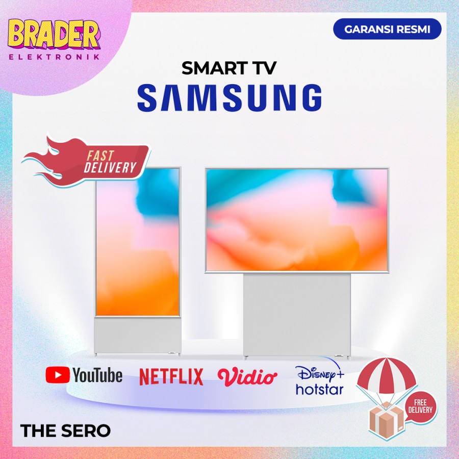 Samsung 43" The Sero QLED 4K Smart TV LS05B 43LS05B QA43LS05B
