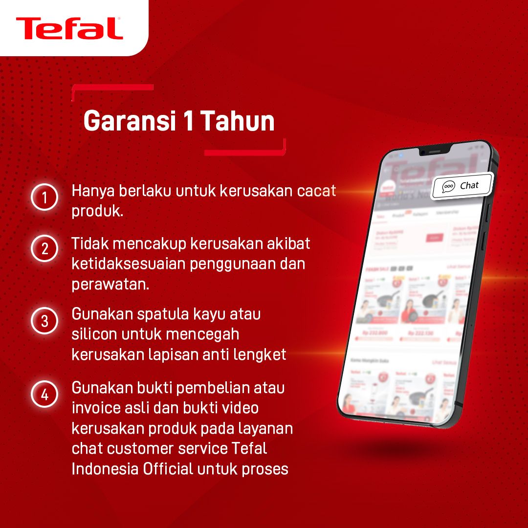 B1G1 Tefal Panci Anti Lengket Set 2 PCS / Wajan / Frypan / Saucepan