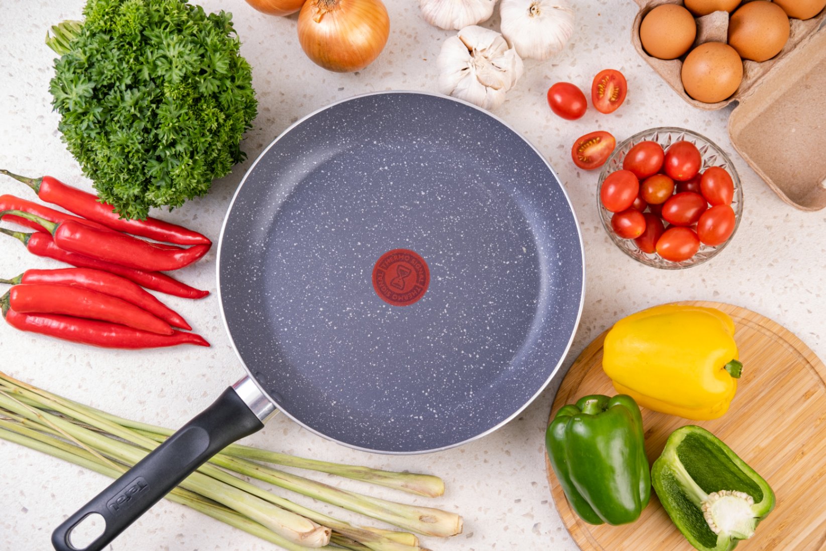 B1G1 Tefal Panci Anti Lengket Set 2 PCS / Wajan / Frypan / Saucepan