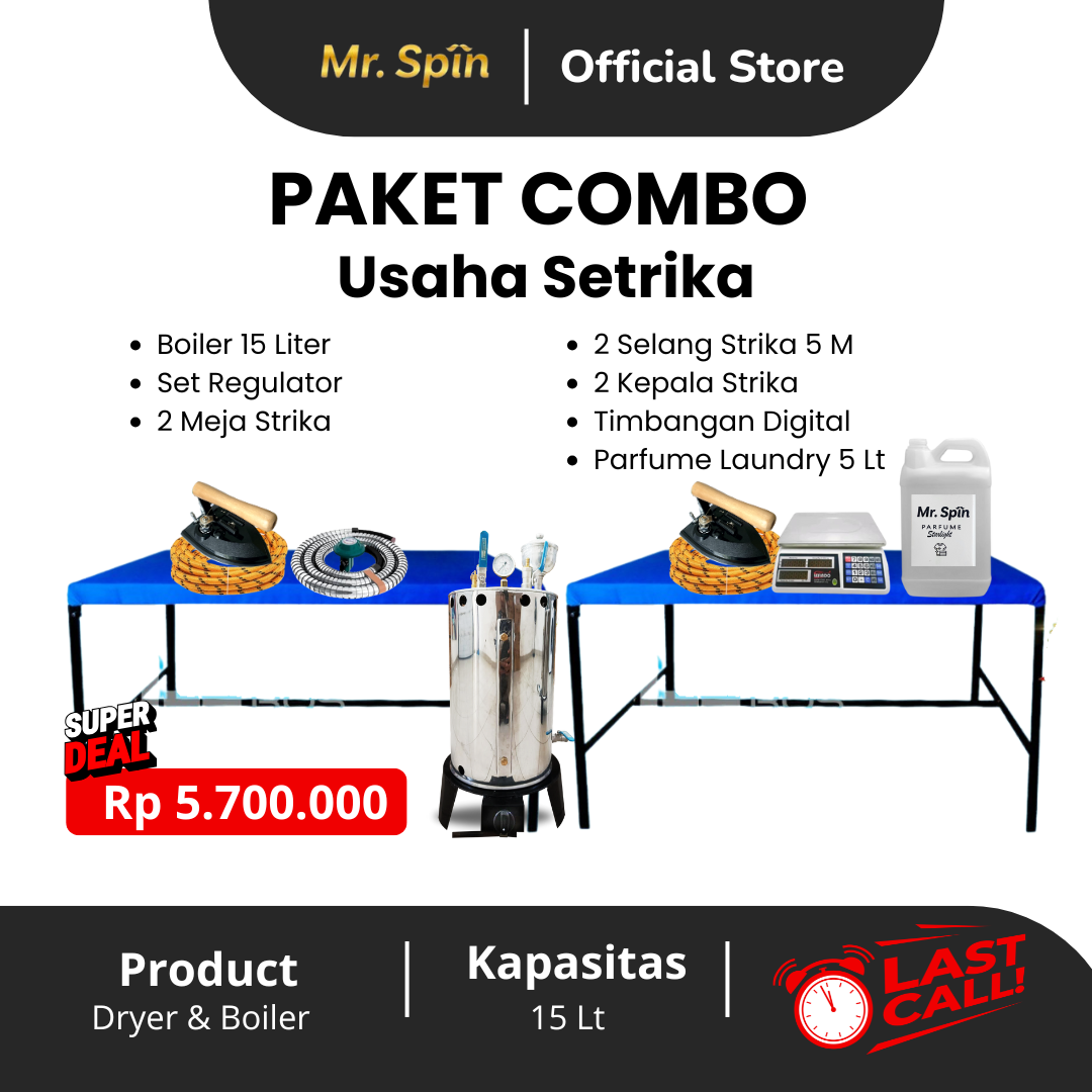 Paket Combo Usaha Setrika