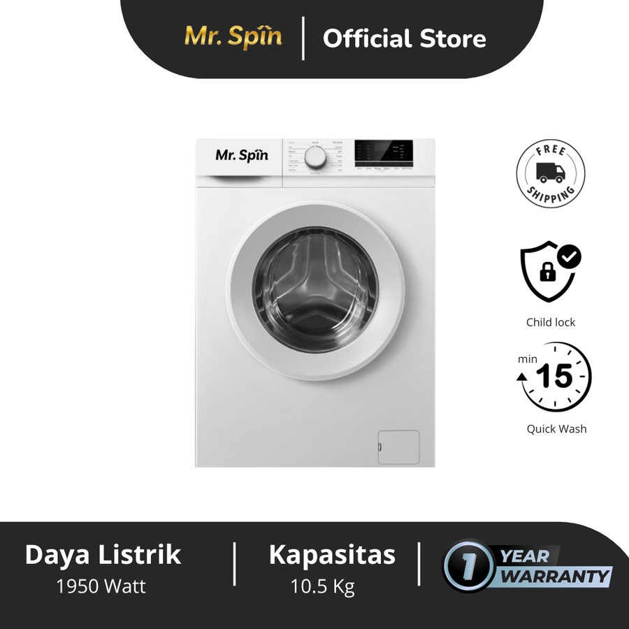 Mesin Cuci Mr.Spin 10 Kg RM-MS-010