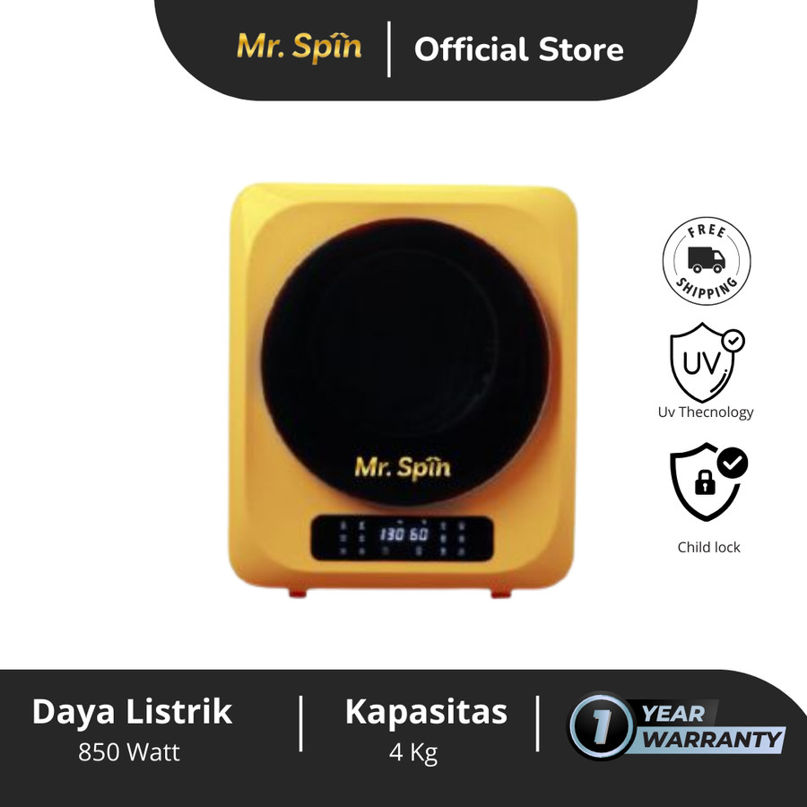 Mini Dryer Mr.Spin Orange | Mesin Pengering Pakaian