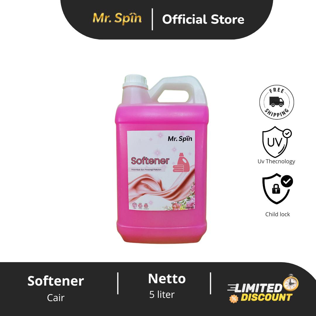 Softener Pewangi Dan Pelembut Pakaian 5 Liter Mr. Spin