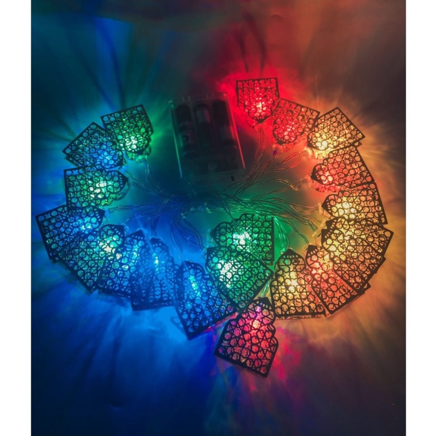 3M Lampu Hias Lebaran Dekorasi Idul Fitri EID Mubarak Ramadan LED / Lampu Tumblr