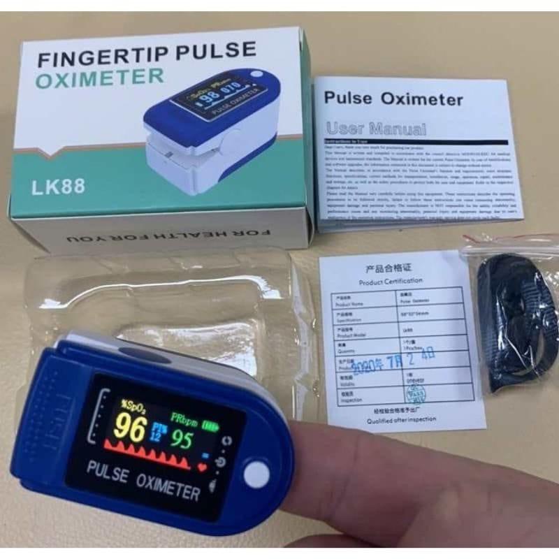 Original Fingertip Pulse Oximeter SpO2 / Pulse Oximeter Alat Detak Jantung