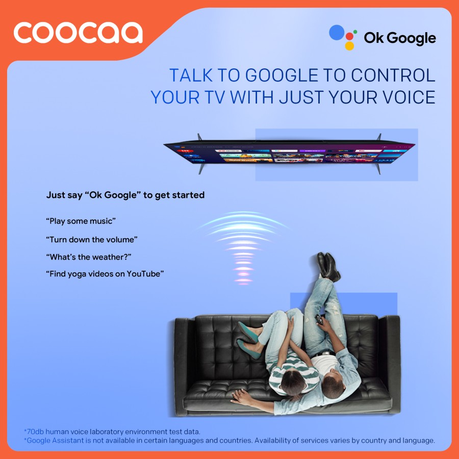 COOCAA 55S6G PRO MAX - Android Digital TV - Far Field Voice Control