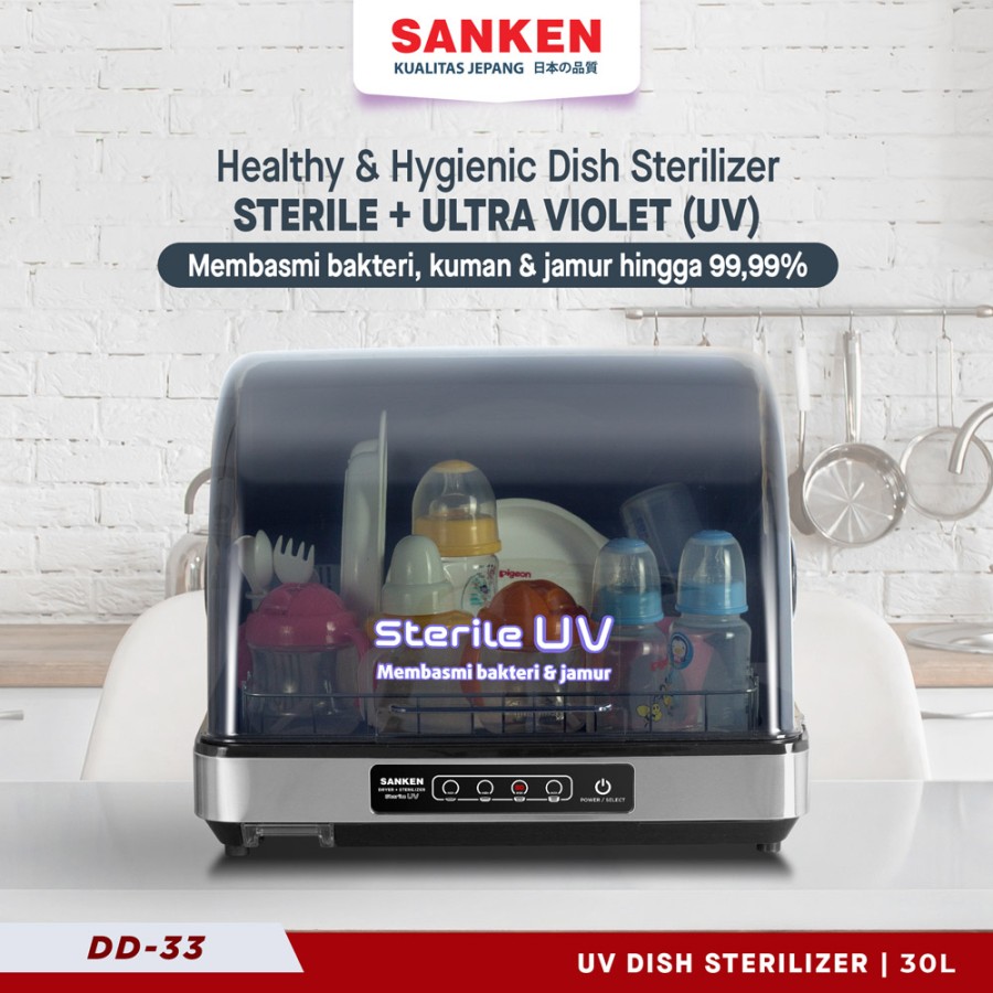 Sanken DD-33 UV Dish Dryer Steriliser UV Sterilizer Baby Bottle