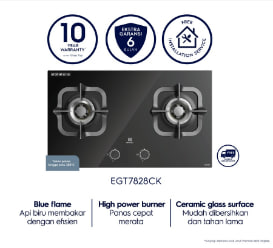 Kompor Tanam ELECTROLUX EGT7828CK / EGT 7828CK / EGT 7828 CK
