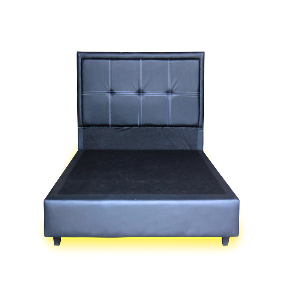 Bedframe Komplit Set (Sandaran + Divan) JJ20 Lighting 140x200