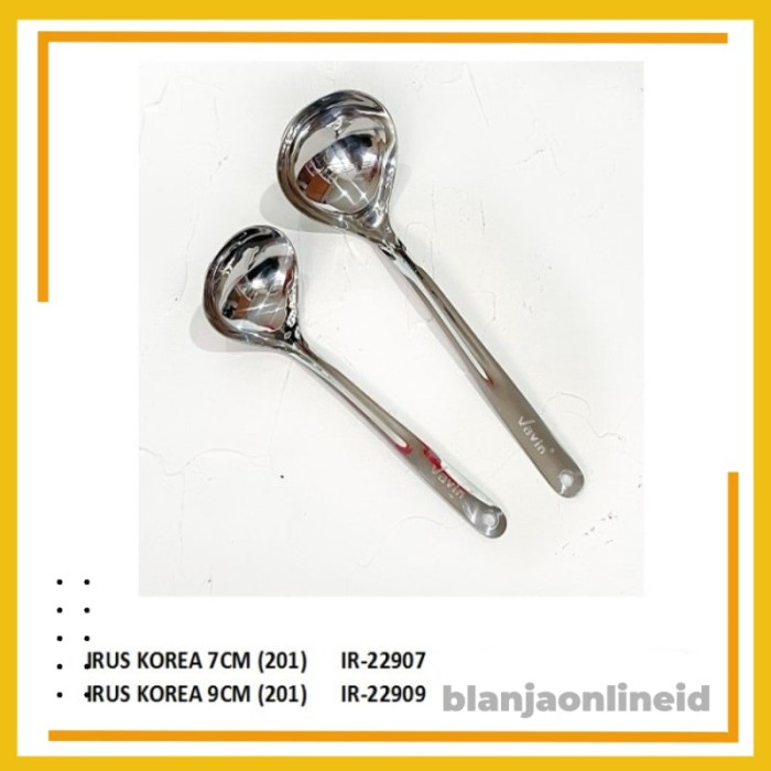 Vavinci Centong Masak Stainless 7 cm Irus Sop Sayur Spatula Sutil