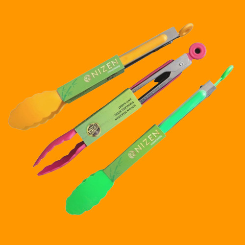 Nizen Jepitan Kue Penjepit Makanan Warna 12 Inch Food Tongs Capit