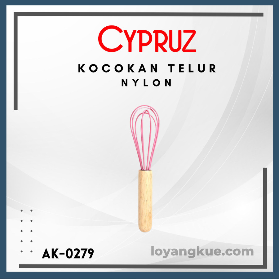 Kocokan Telur Manual Whisk Egg Nylon - Cypruz AK-0279/AK0279