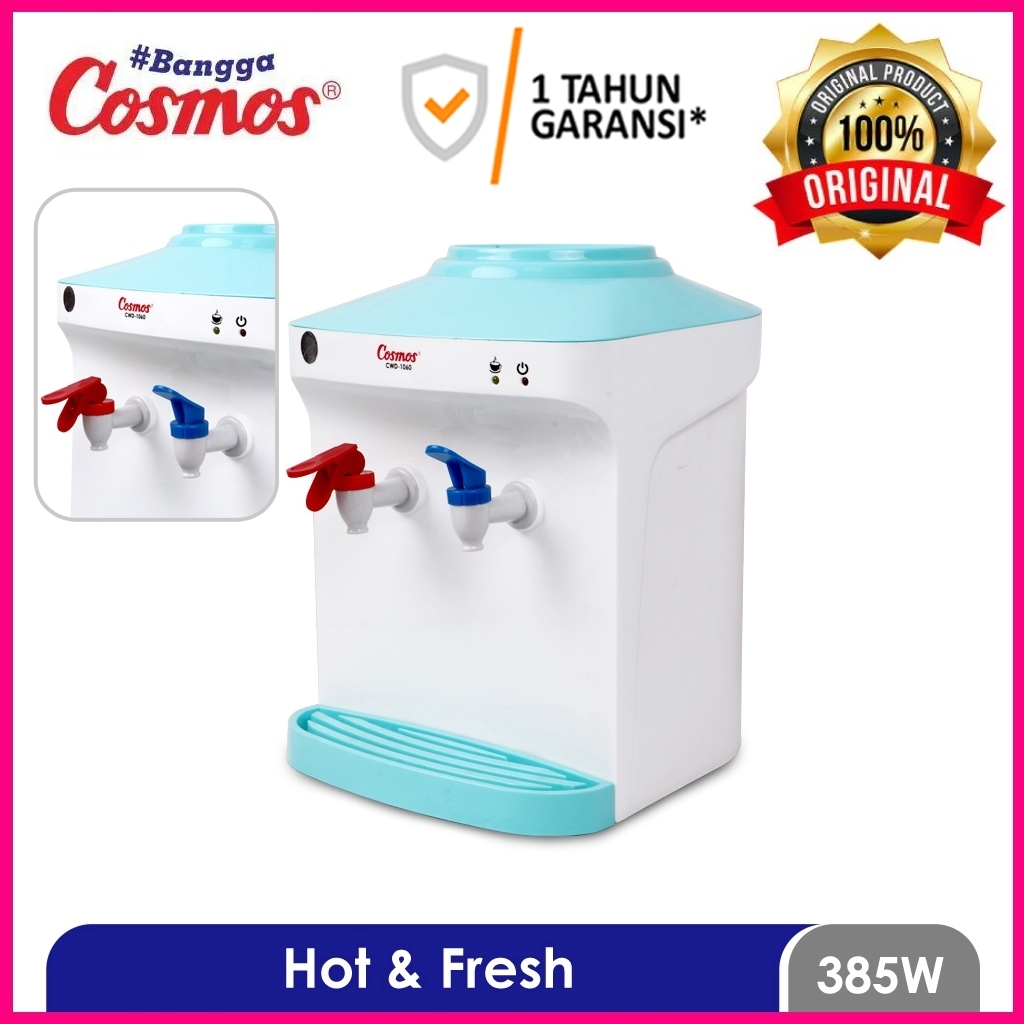 Dispenser Cosmos CWD 1060 Dispanser Meja 2 Kran Hot Normal