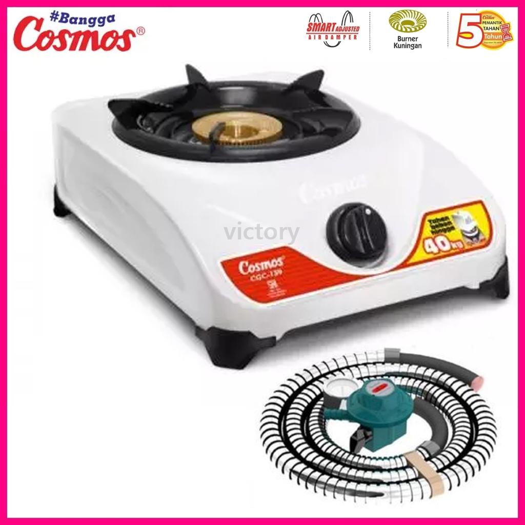 Kompor Cosmos 1 Tungku CGC-139 NW Pembersihan Mudah