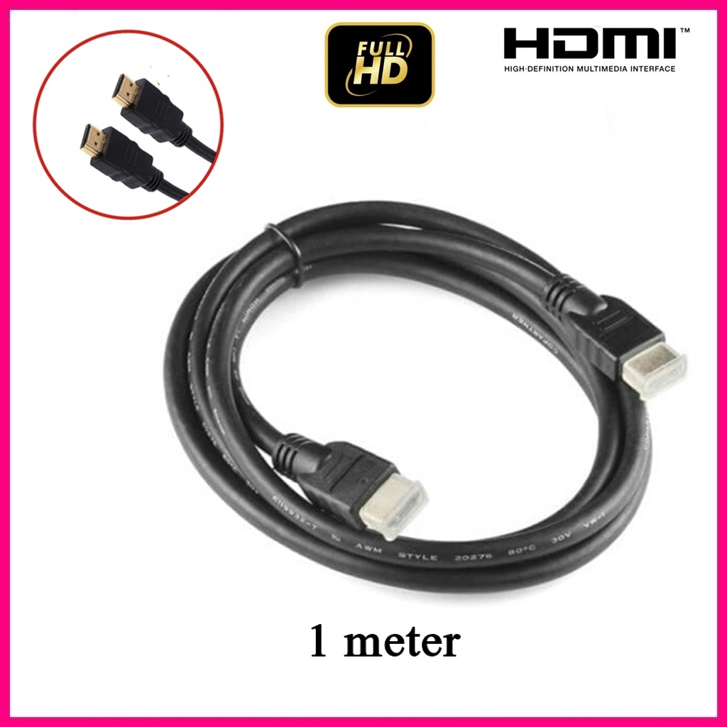 Kabel HDMI to HDMI 1 meter High Speed