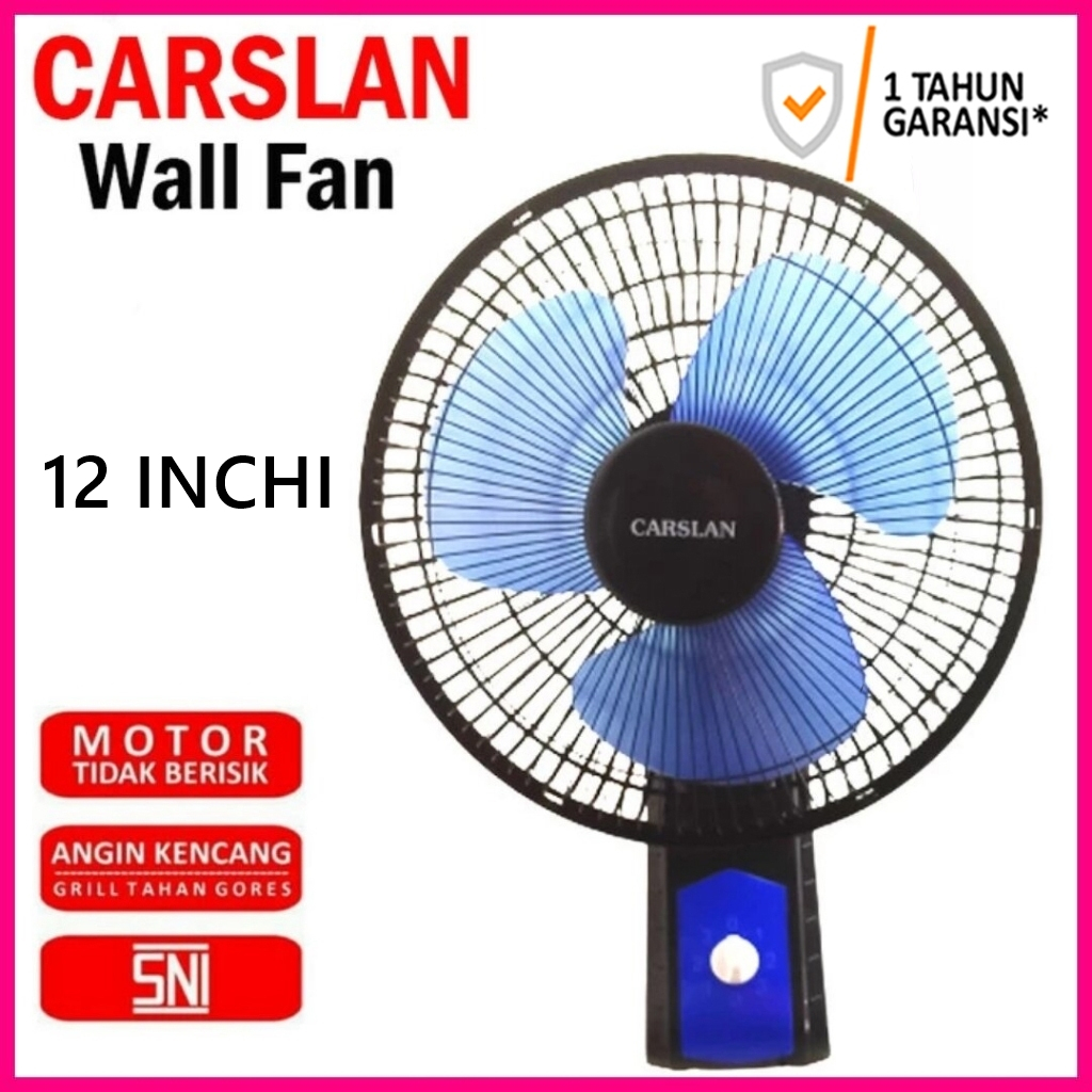 Kipas Dinding 12 Inch Wall Fan Carslan CS-123