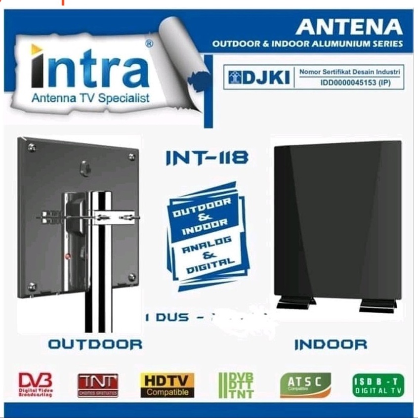 ANTENA DALAM DAN LUAR INTRA 188 SIARAN DIGITAL