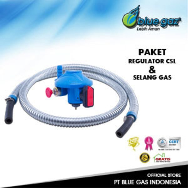 BLUE GAZ ORIGINAL Regulator Dan Selang BLUE GAZ