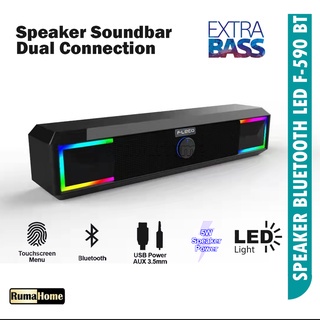 Speaker Digital Soundbar FLECO F-590BT Speaker Leptoop Bisa Bluetooth