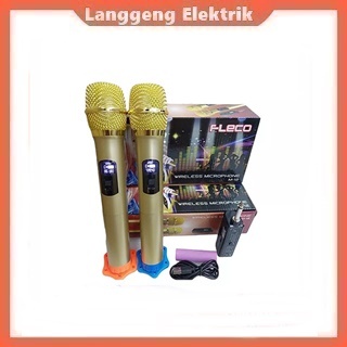 Microphone Profesional Wireless Mic Double FLECO M-12 mic harga TerjangkaU